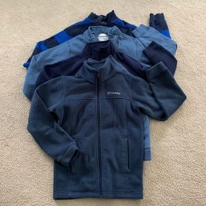 Jacket and pullovers